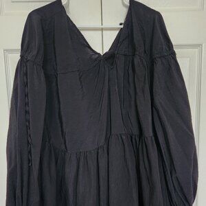 Eloquii Shirred Mini Dress